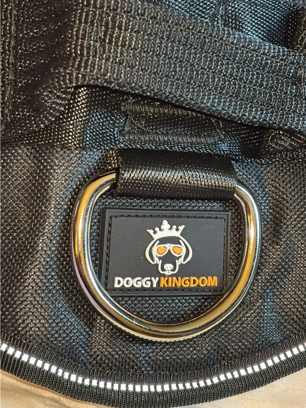 Reflective Black Dog Harness - Heavy Duty No-Pull Vest no choke size L (16-31)